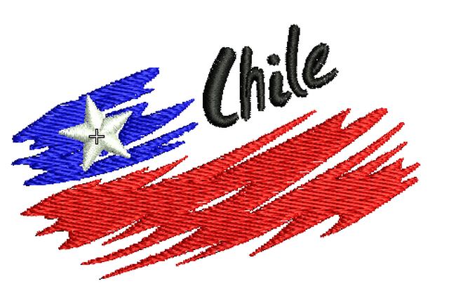FIESTAS PATRIAS 18 SEPTIEMBRE BANDERA CHILENA PINCELADA