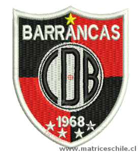 MATRIZ FUTBOL BARRANCAS BORDADO