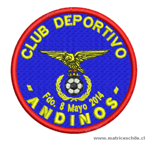 MATRIZ FUTBOL CD ANDINOS BORDADO