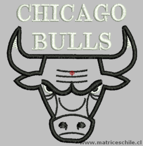 MATRIZ FUTBOL CHICAGO BULLS BORDADO