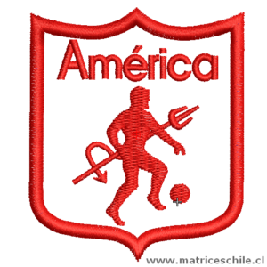 MATRIZ FUTBOL CLUB AMEDICA BORDADO