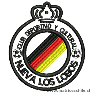 MATRIZ FUTBOL CLUB DEPORTIVO NUEVA LOS LOBOS BORDADO