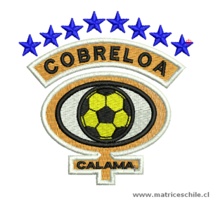 MATRIZ FUTBOL COBRELOA BORDADO
