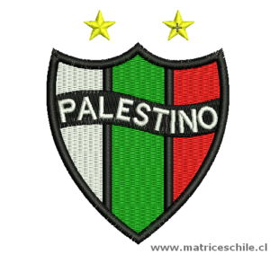 MATRIZ FUTBOL PALESTINO BORDADO PARCHE