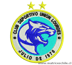 MATRIZ FUTBOL UNION LOURDES BORDADO PARCHE