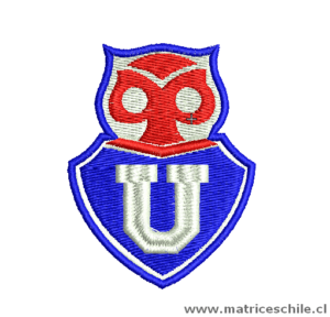 MATRIZ FUTBOL UNIVERSIDAD DE CHILE BORDADO PARCHE